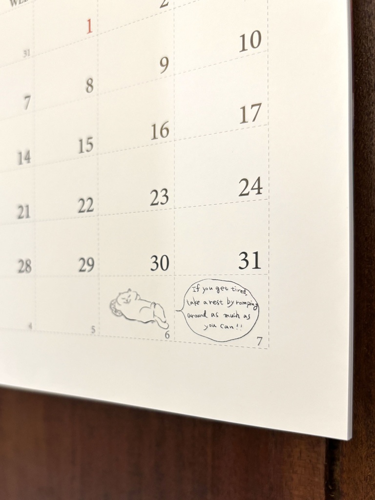 カマノレイコ・カレンダー 2026