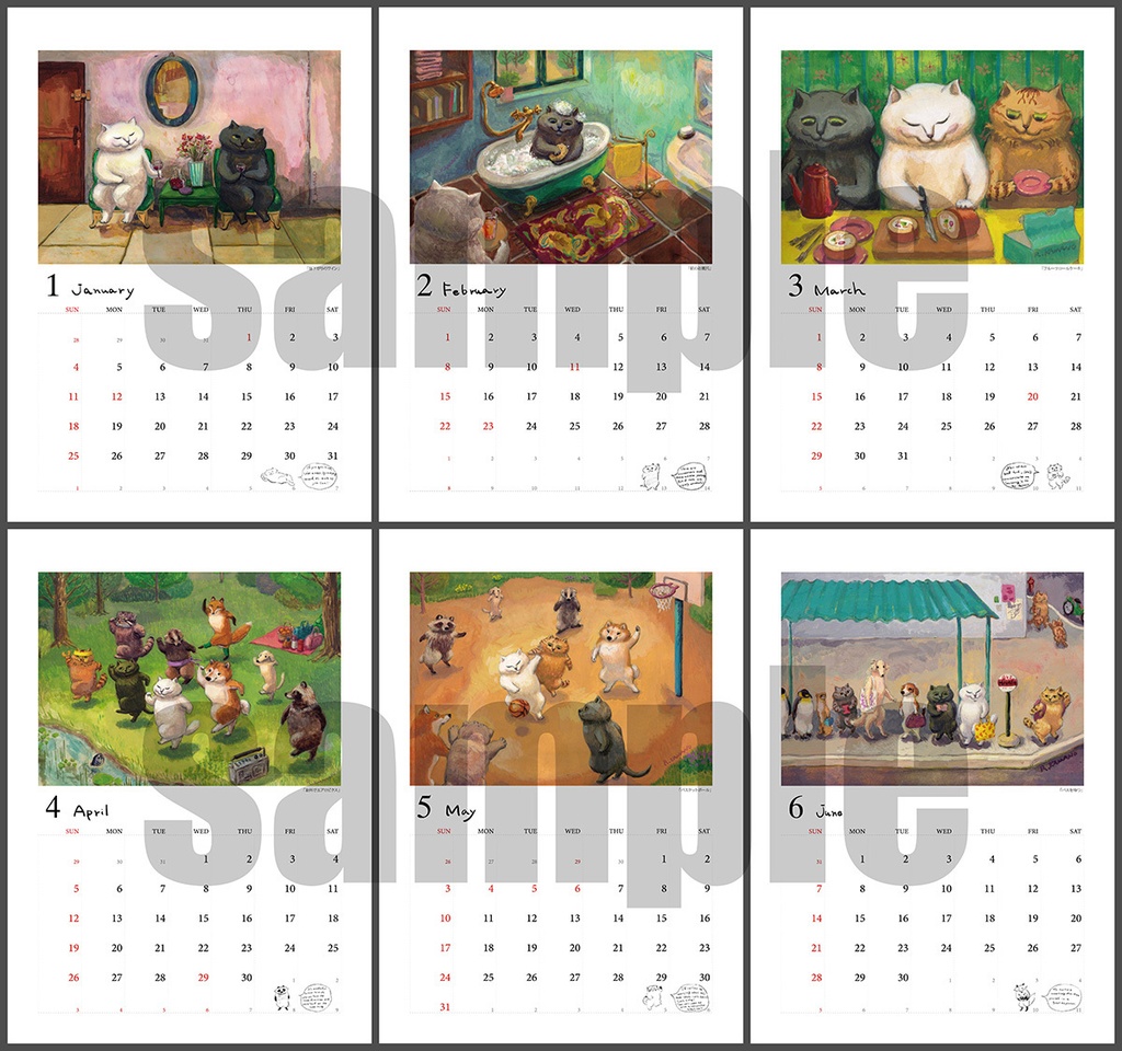 カマノレイコ・カレンダー 2026