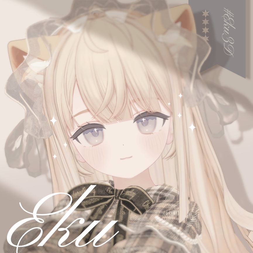 【7アバター対応】『Twilight Greige』eye+make+body texture