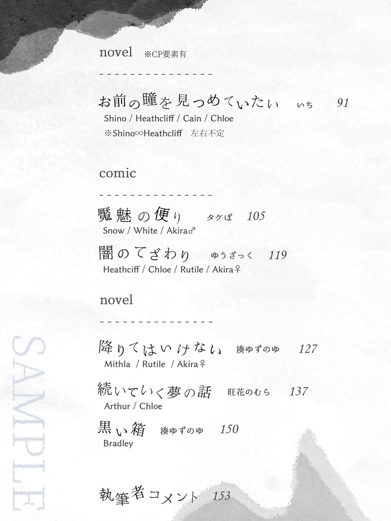 mhykエレ怖アンソロジー『扉が開いたら』