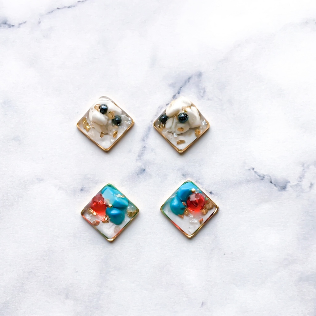 護衛チームイメージピアス/イヤリング ブチャラティ/ナランチャ/ミスタ/アバッキオ