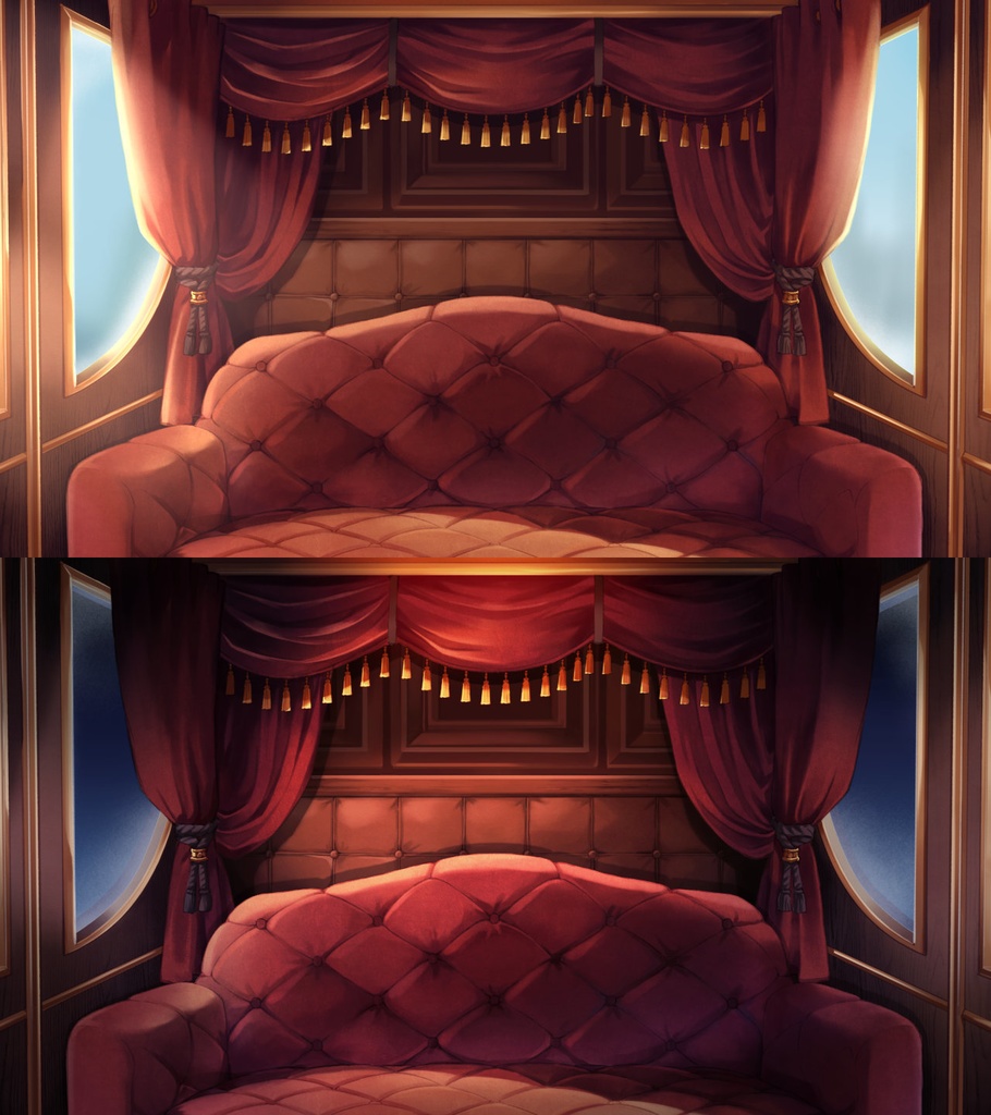 背景素材:貴族の馬車(フリー版あり)