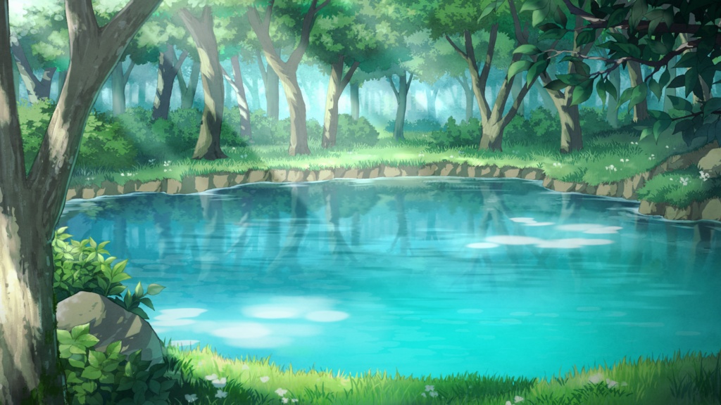 女神に出会いそうな湖