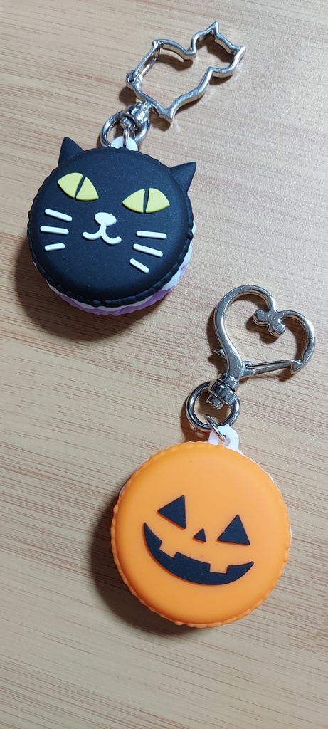 ハロウィンマカロンキーホルダー 木手甲斐 ちねりん