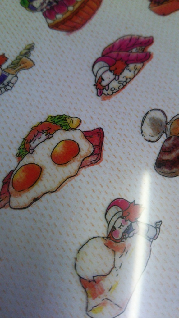 食べ物甲斐くんクリアファイル【木手甲斐】