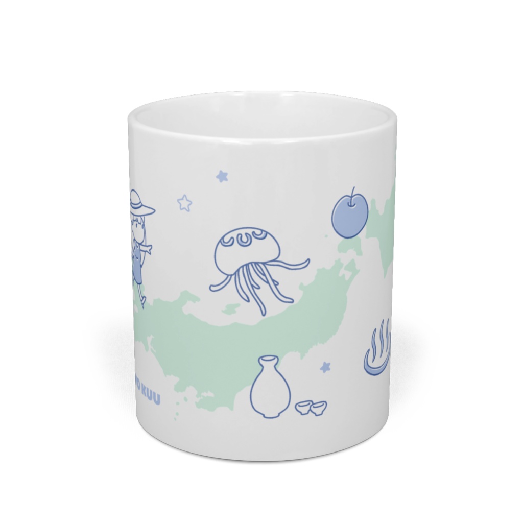 完結記念限定マグカップ/星柄青