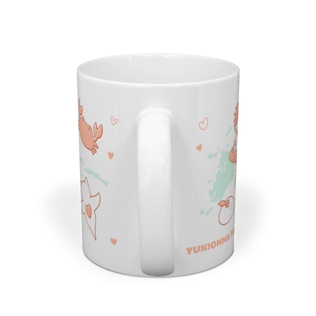 完結記念限定マグカップ/ハート/サーモンピンク