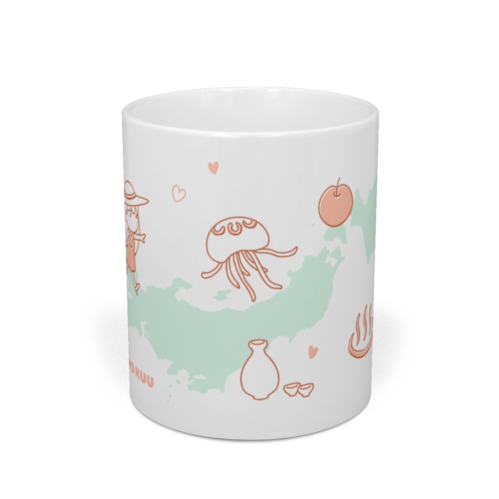 完結記念限定マグカップ/ハート/サーモンピンク