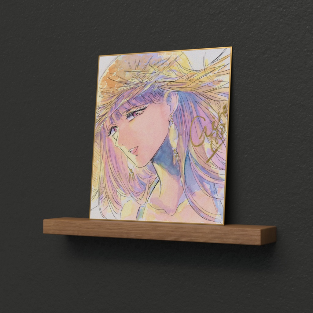 傑作色紙複製品「麦わら帽子03」