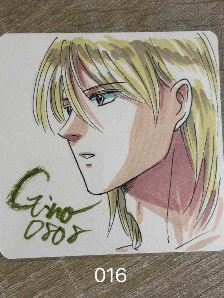 テスト販売10×10直筆ミニキャラカードNo.001〜020