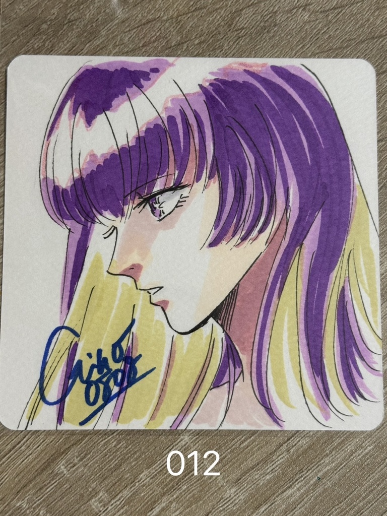 テスト販売10×10直筆ミニキャラカードNo.001〜020