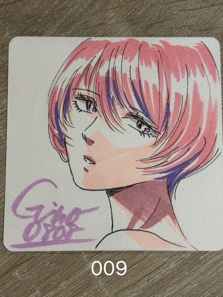 テスト販売10×10直筆ミニキャラカードNo.001〜020