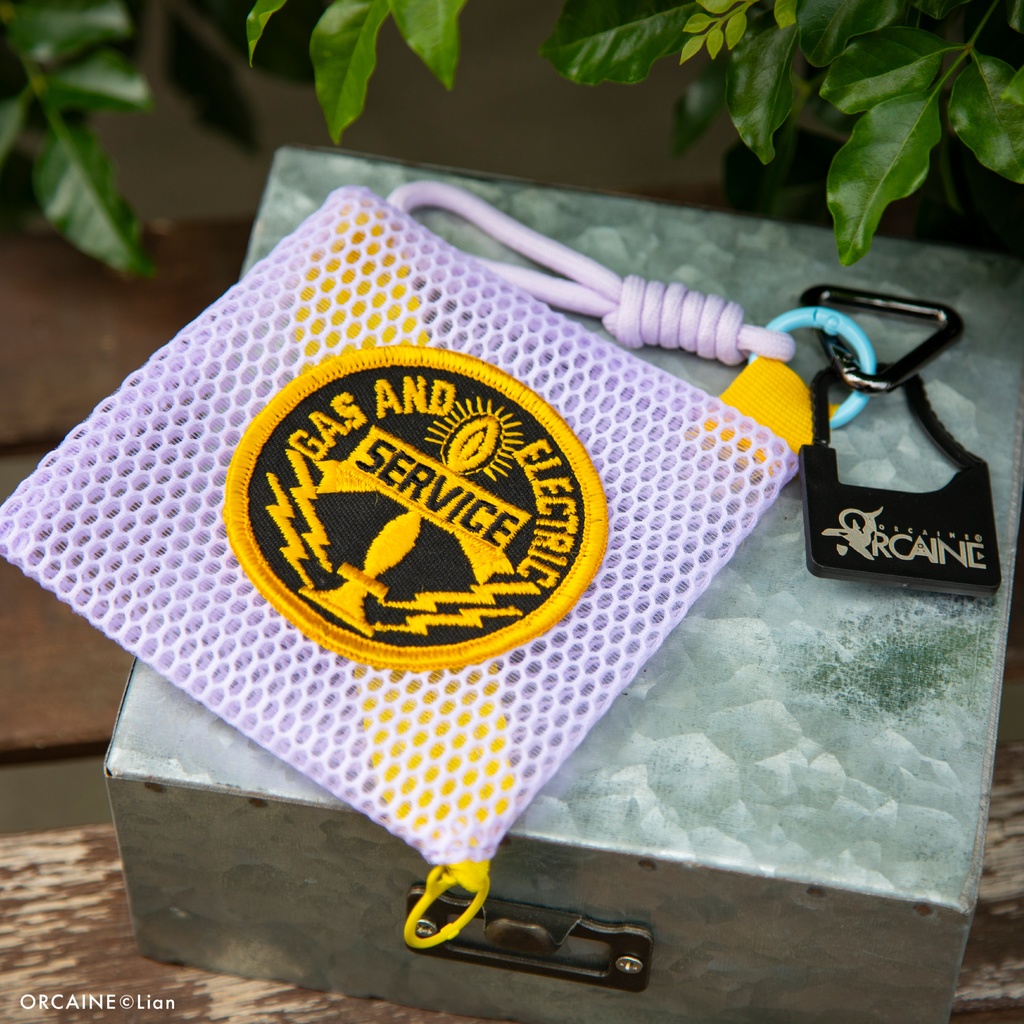 【ORCAIN】ストラップ | チャーム | ミニポーチ (Orange/Pink/Purple)