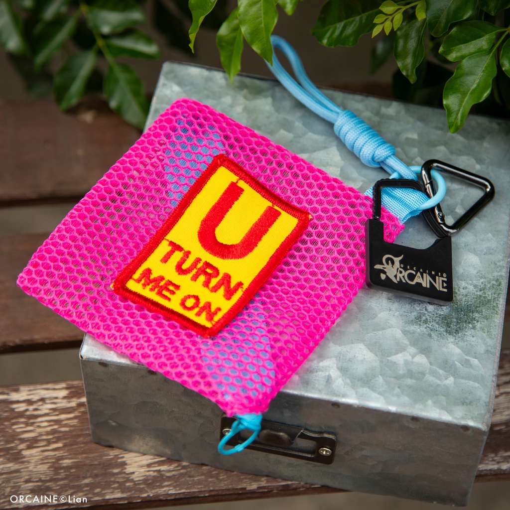 【ORCAIN】ストラップ | チャーム | ミニポーチ (Orange/Pink/Purple)