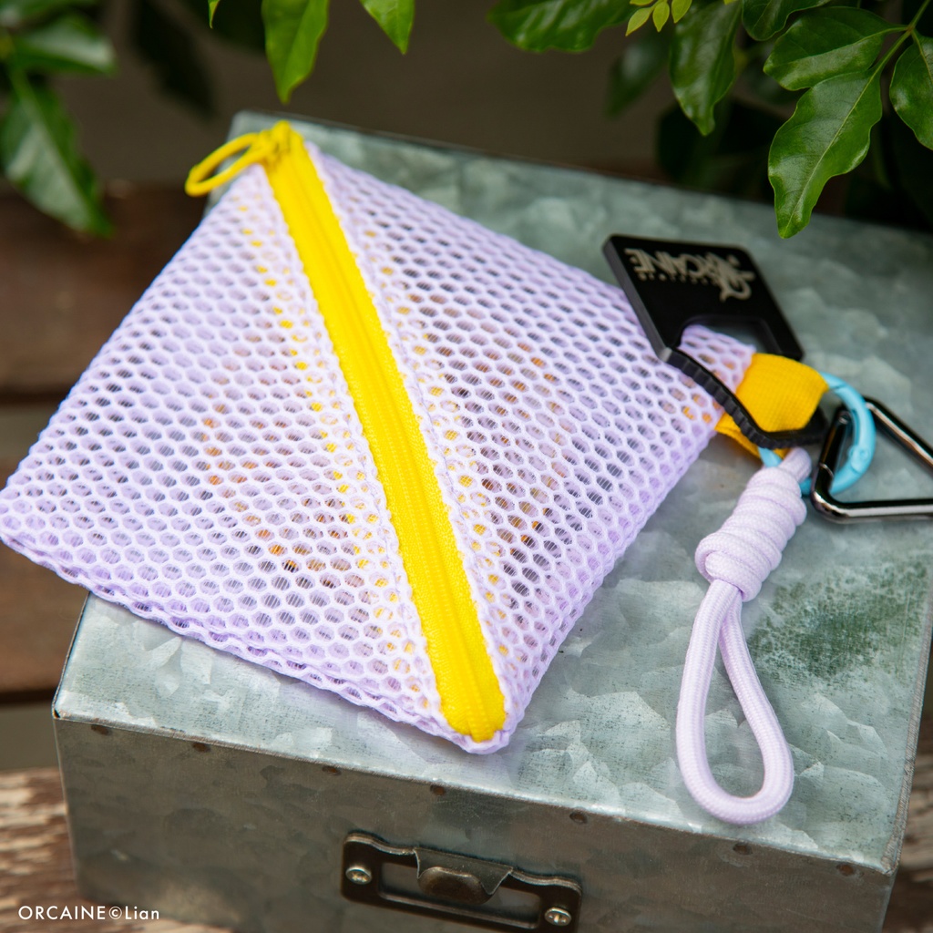 【ORCAIN】ストラップ | チャーム | ミニポーチ (Orange/Pink/Purple)