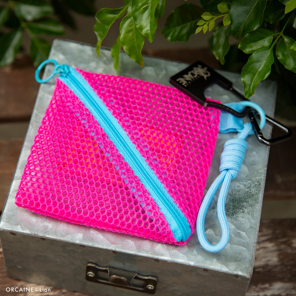 【ORCAIN】ストラップ | チャーム | ミニポーチ (Orange/Pink/Purple)
