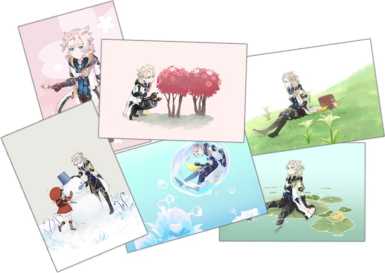 [匿名&International]アルベドポストカード