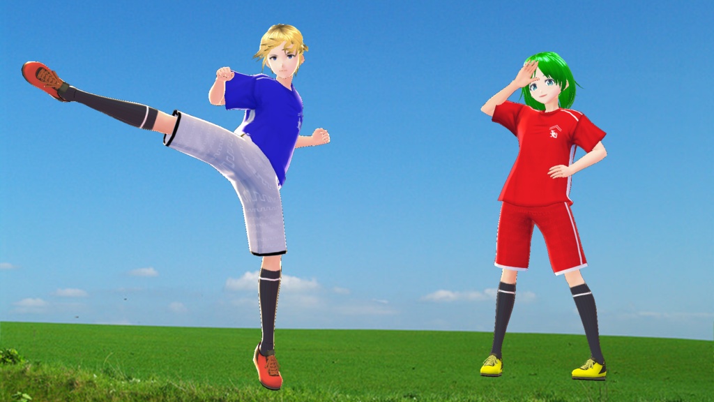 サッカー風ユニフォーム