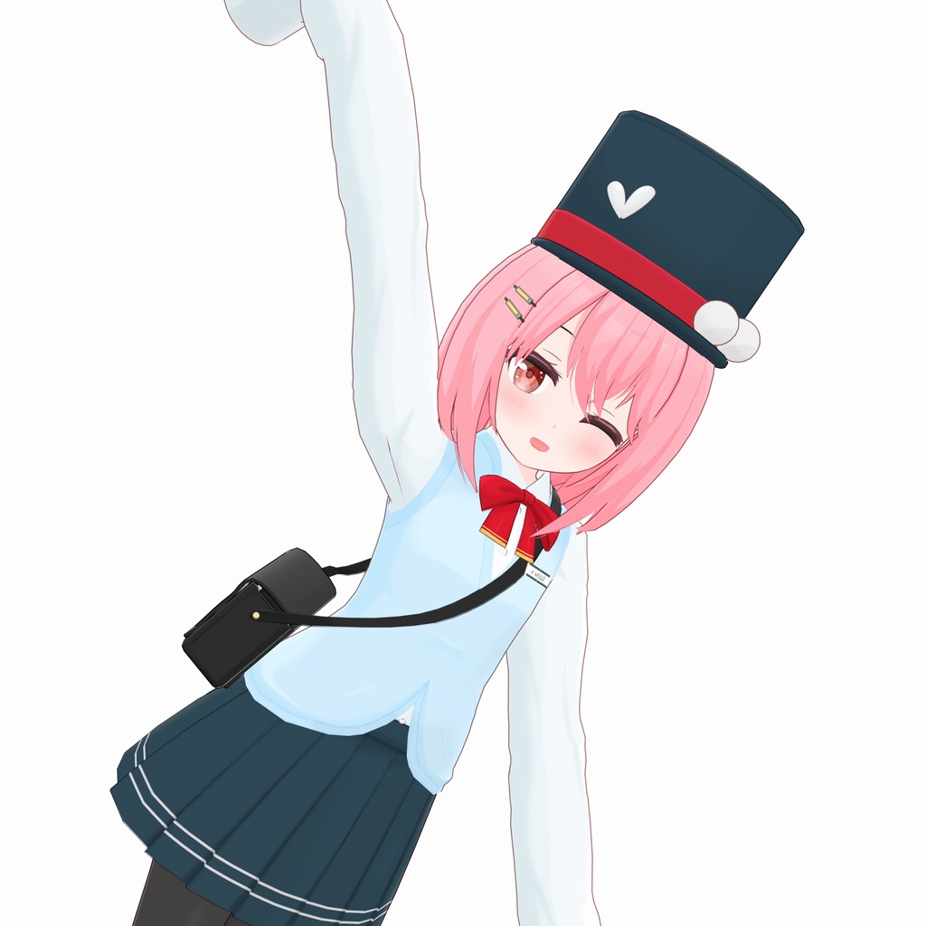 (サポート終了) (PhysBone非対応)オリジナル3Dモデル「フェルクレール」-Felclaire- v3.1