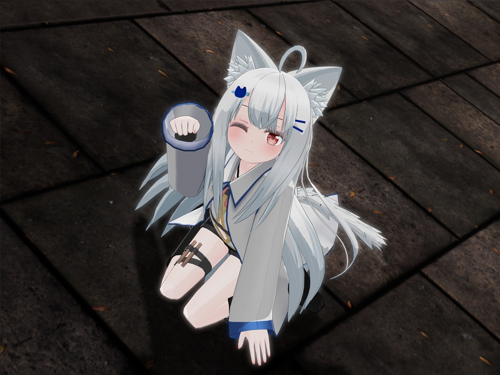 オリジナル3Dモデル「ベルエミール」-Belemil- v2.4 (VRC Quest版付属)