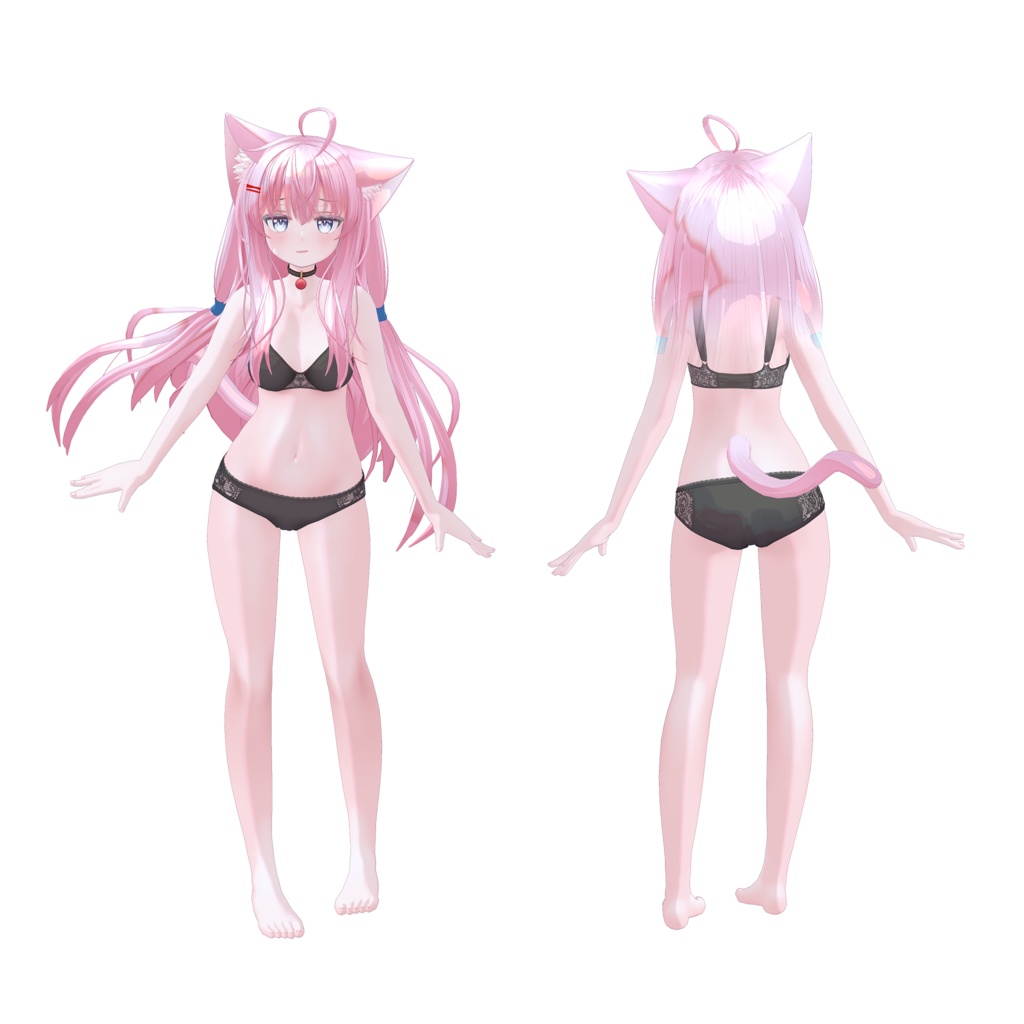 オリジナル3Dモデル「メルニナ」-Mernina- v1.3