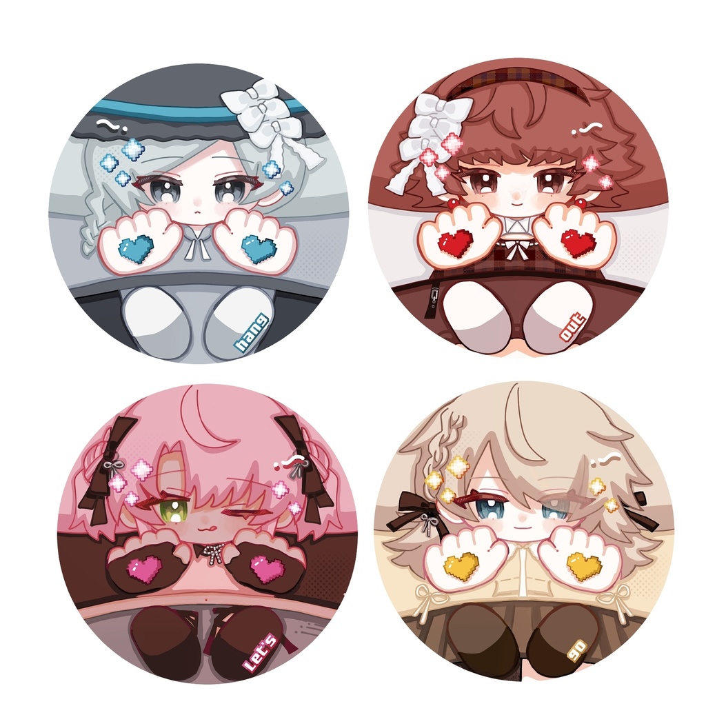 【リバース:1999二次創作】もちもちぬいぐるみキーホルダー