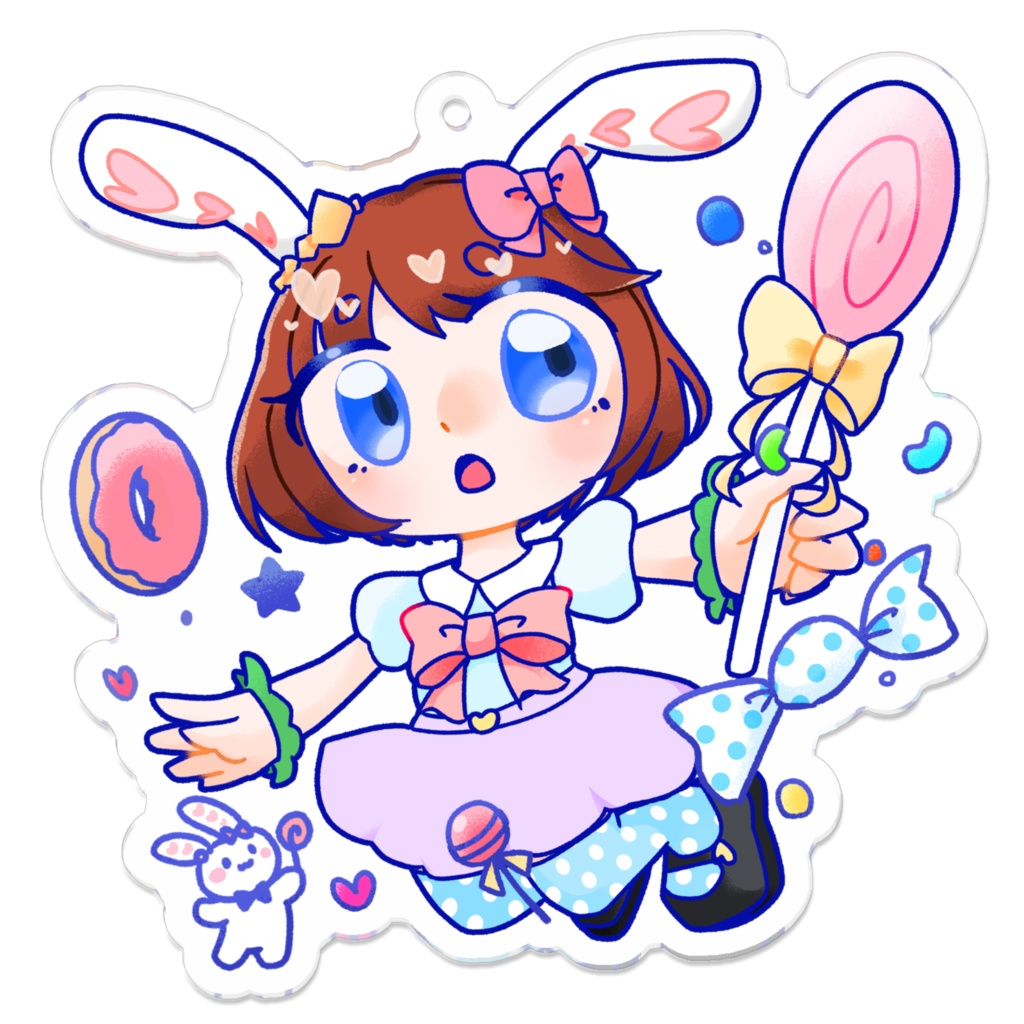 ろり子ちゃんアクリルキーホルダー