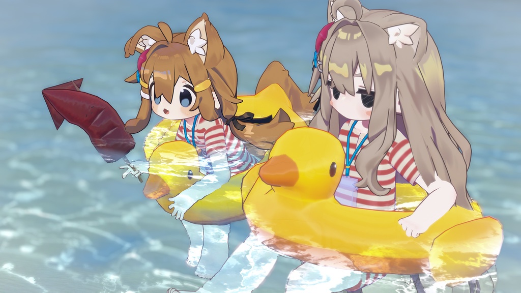 Float Duckling🐤【うささき、まめひなた、キプフェル対応】