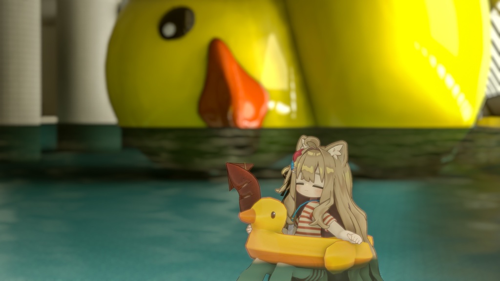 Float Duckling🐤【うささき、まめひなた、キプフェル対応】