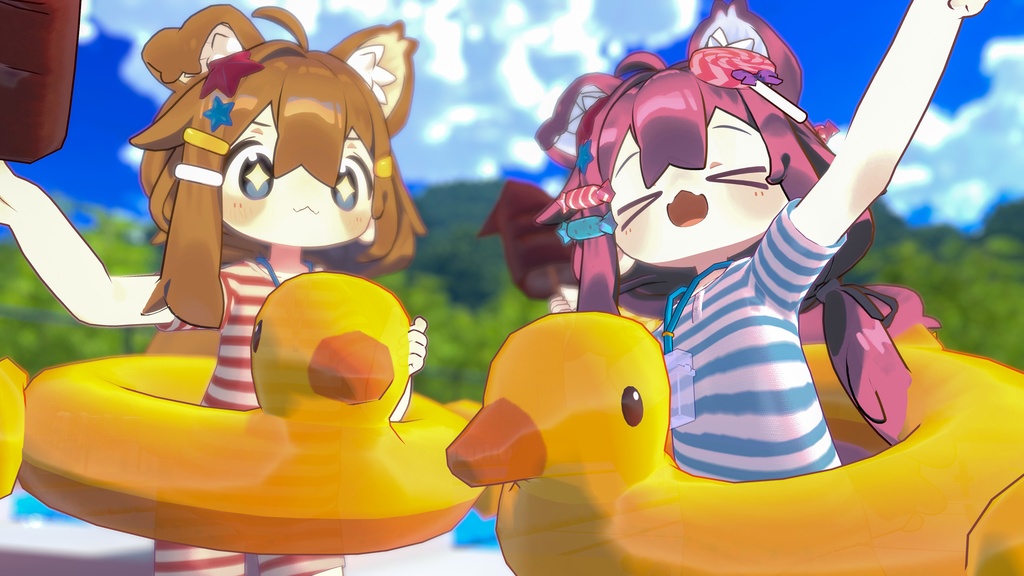 Float Duckling🐤【うささき、まめひなた、キプフェル対応】
