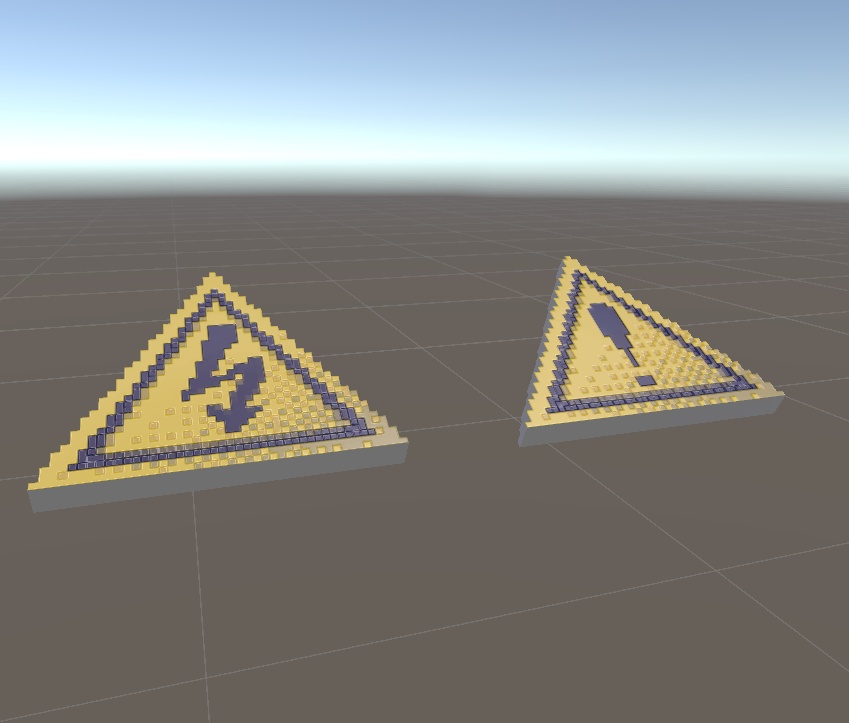 感電注意標識バッジ