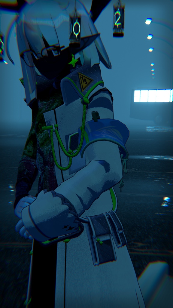 感電注意標識バッジ