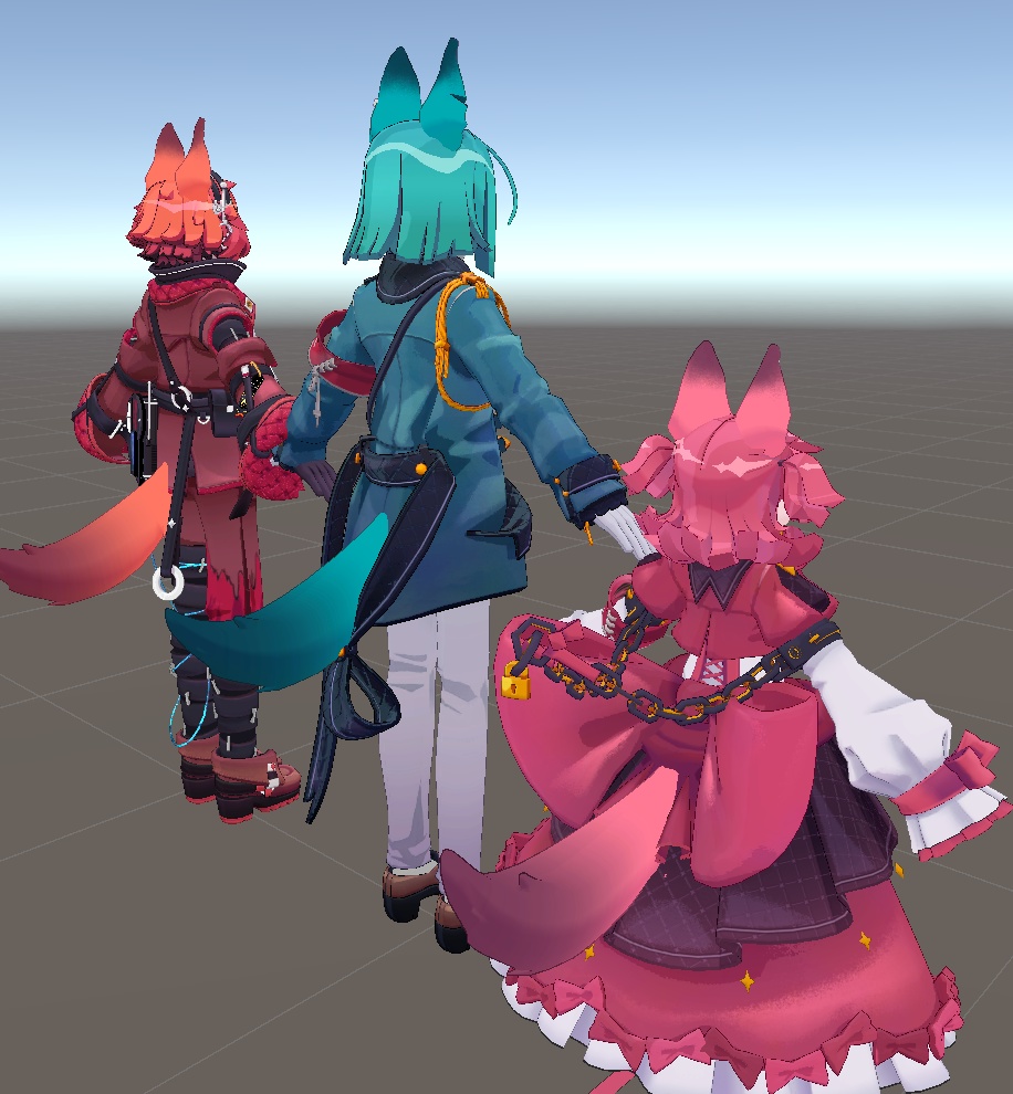 【MA対応】イヌ科のみみ【イヌ耳しっぽ+アニメーション付き】