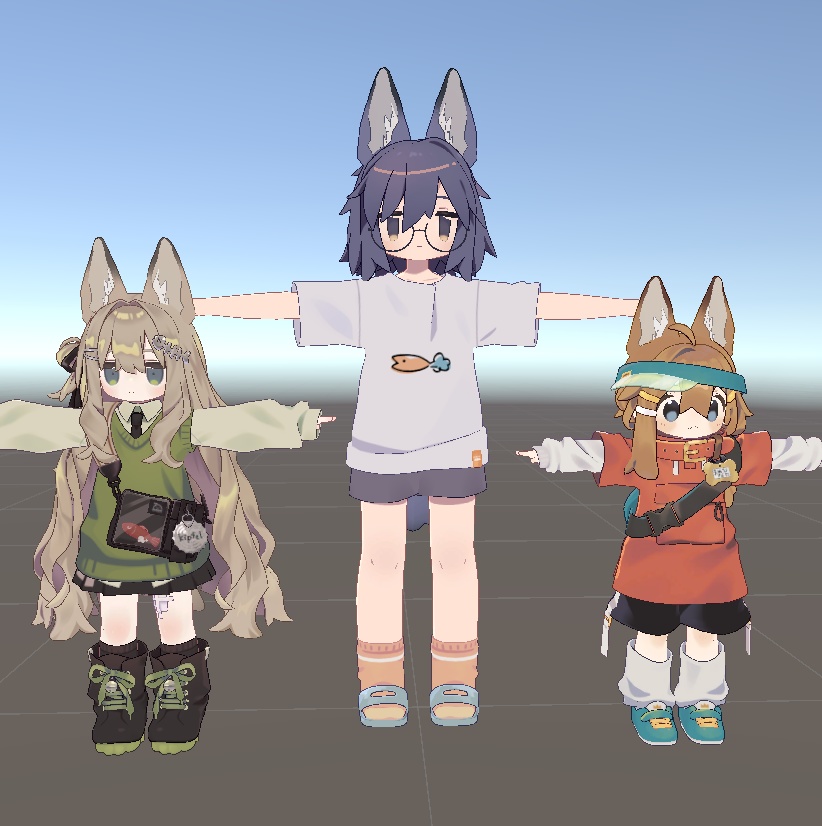 【MA対応】イヌ科のみみ【イヌ耳しっぽ+アニメーション付き】