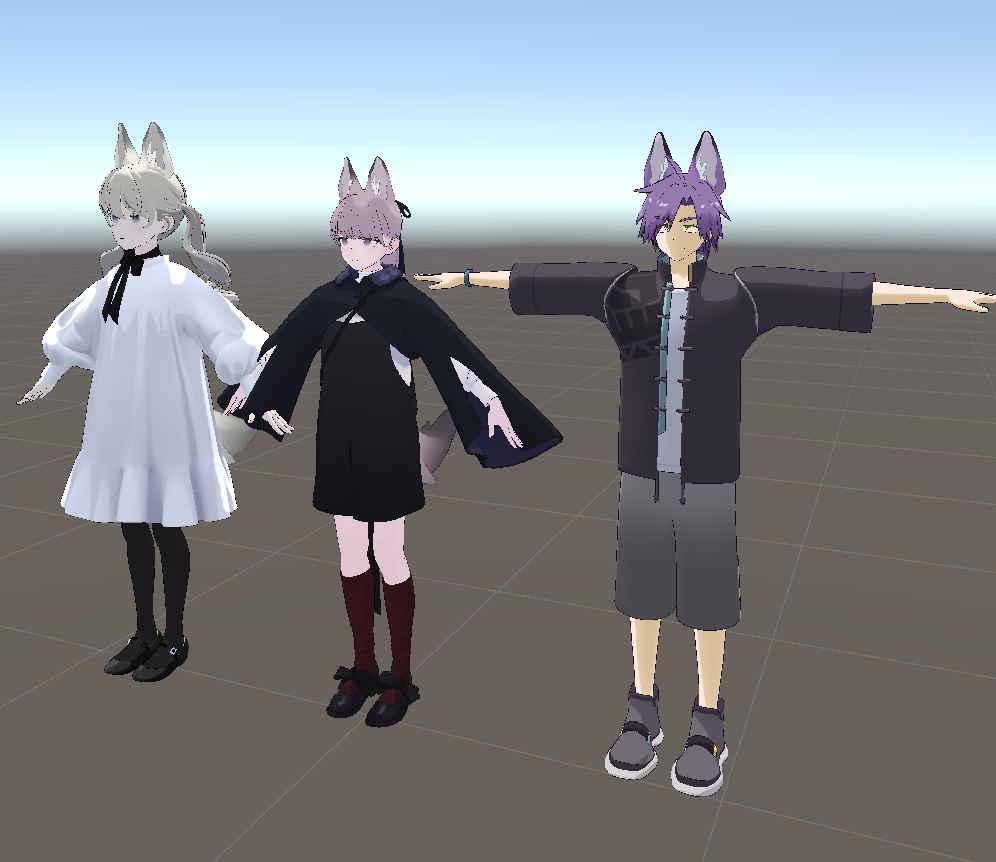 【MA対応】イヌ科のみみ【イヌ耳しっぽ+アニメーション付き】