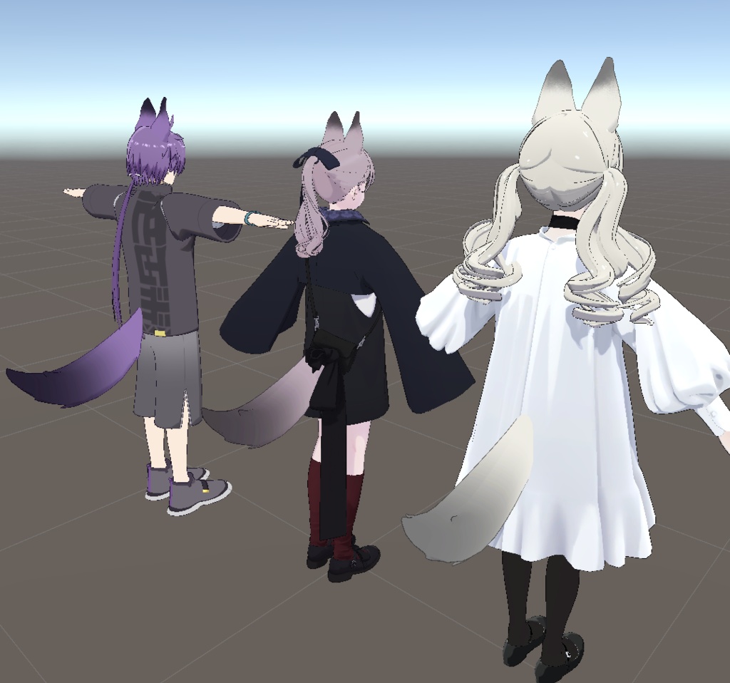 【MA対応】イヌ科のみみ【イヌ耳しっぽ+アニメーション付き】