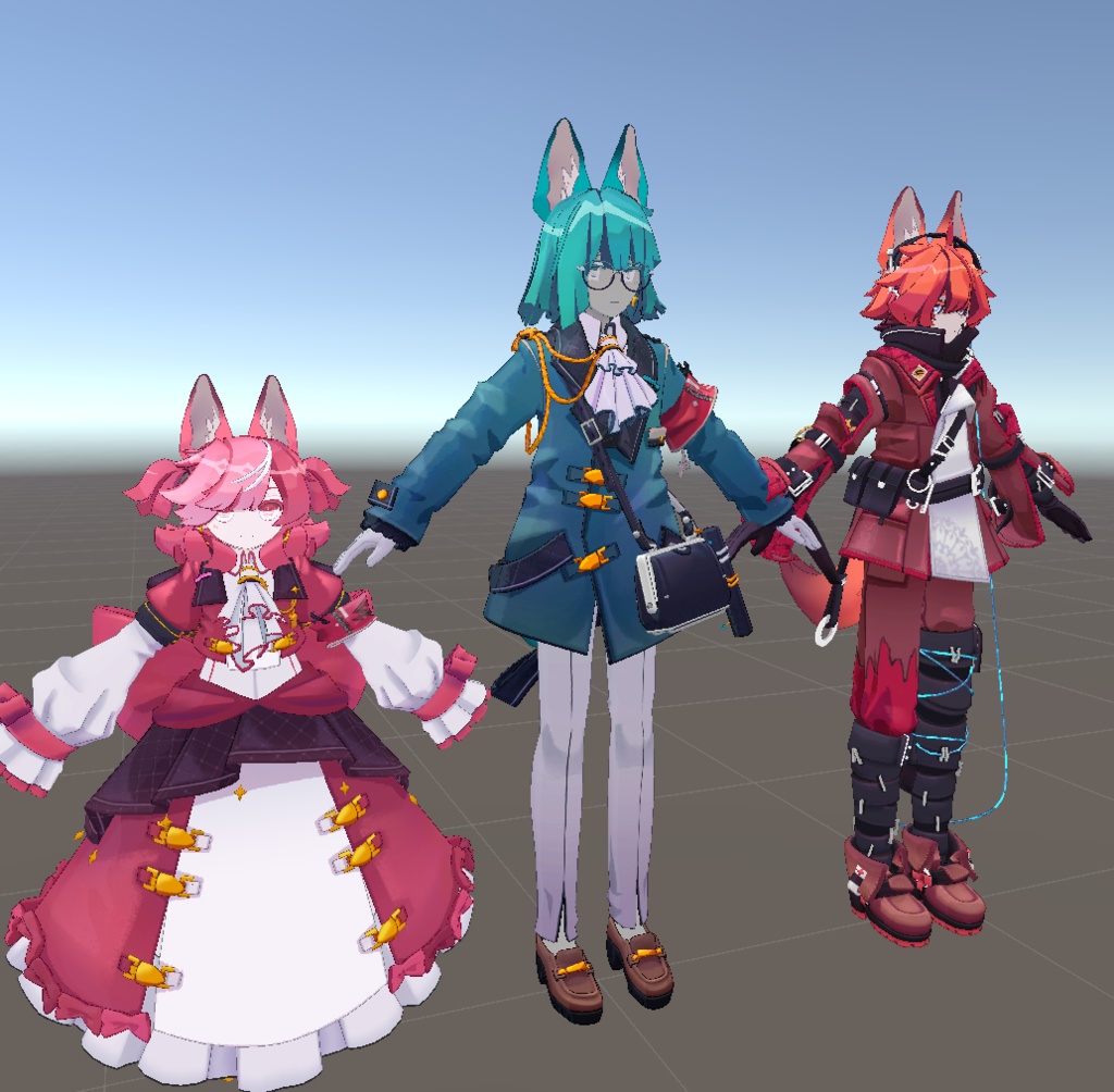 【MA対応】イヌ科のみみ【イヌ耳しっぽ+アニメーション付き】