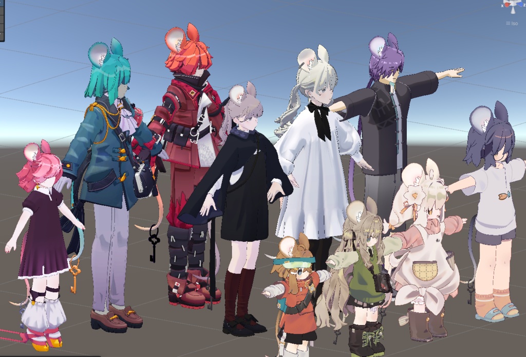 【MA対応】ねずみみみと鍵【アニメーション付き】