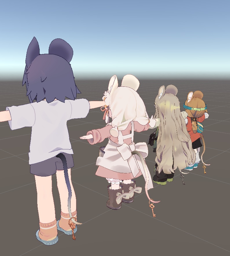 【MA対応】ねずみみみと鍵【アニメーション付き】