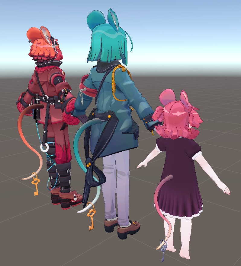 【MA対応】ねずみみみと鍵【アニメーション付き】