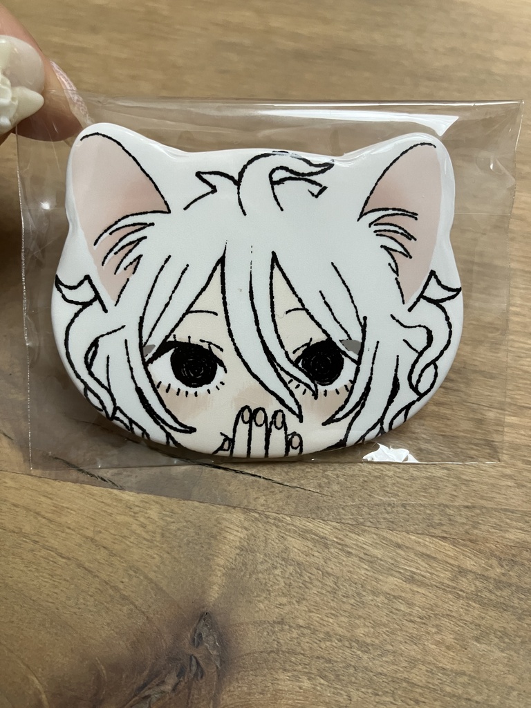 ねいどちゃん猫耳缶バッジ