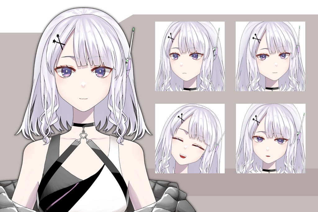 銀髪っ子Live2Dモデル【Facerig/VTS】