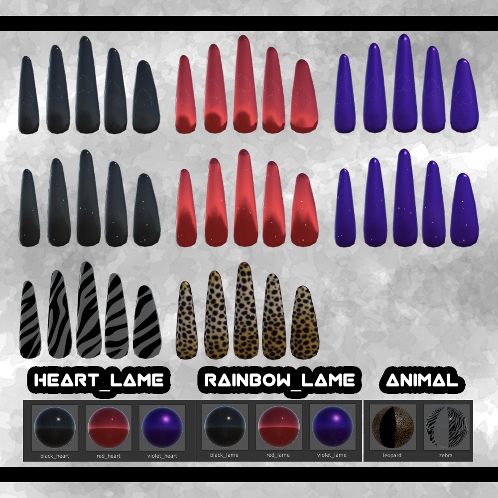 (スクエアネイル追加!!)導入簡単ラシューシャ専用『Nail_tip&Ring』