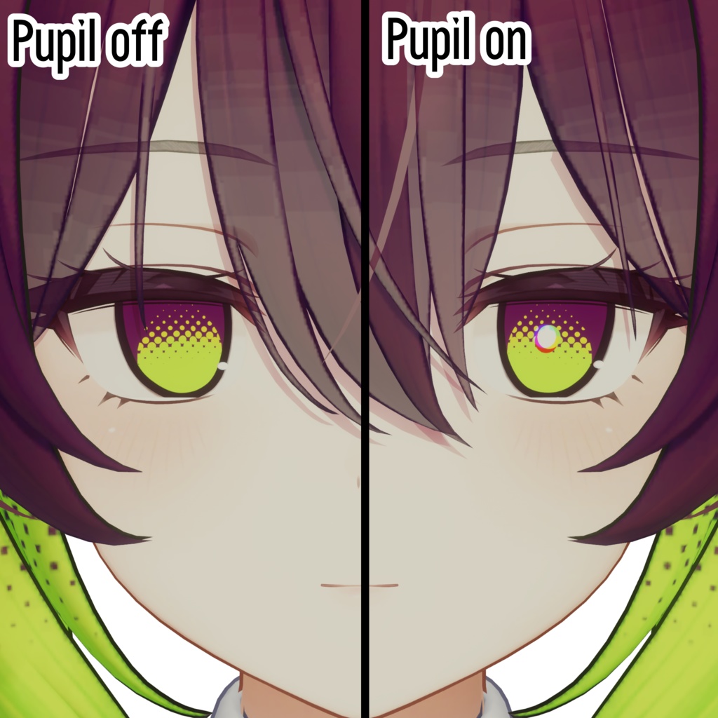 【ミルティナ専用】HalftoneEyesTextures【VRChat向け】