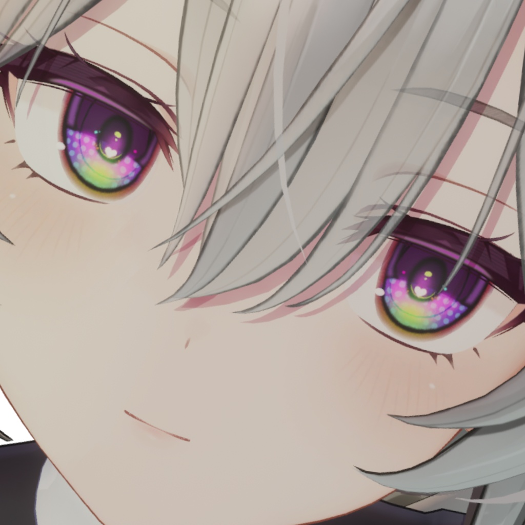 【ミルティナ・ルルネ対応】NeonHeartToneEyes【VRChat向けアイテクスチャ】