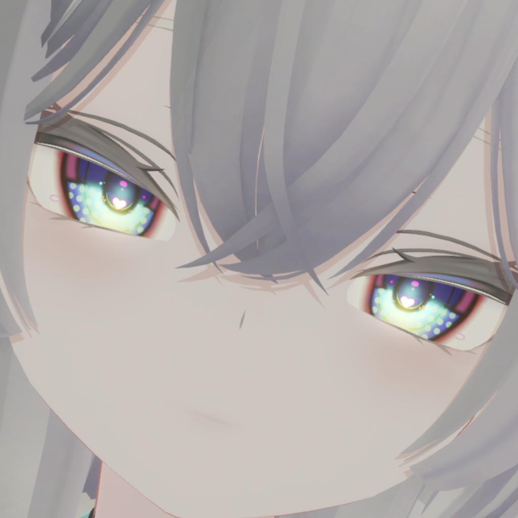 【ミルティナ・ルルネ対応】NeonHeartToneEyes【VRChat向けアイテクスチャ】