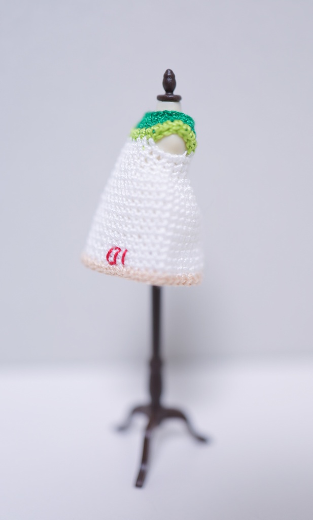 夏のおねぎワンピース