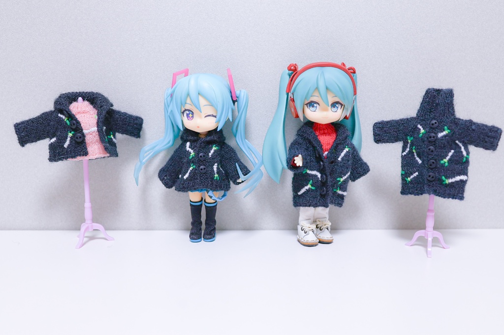 ねぎ刺繍コート (ロング・ショート)