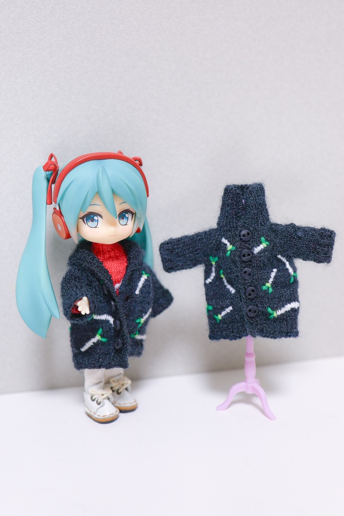 ねぎ刺繍コート (ロング・ショート)