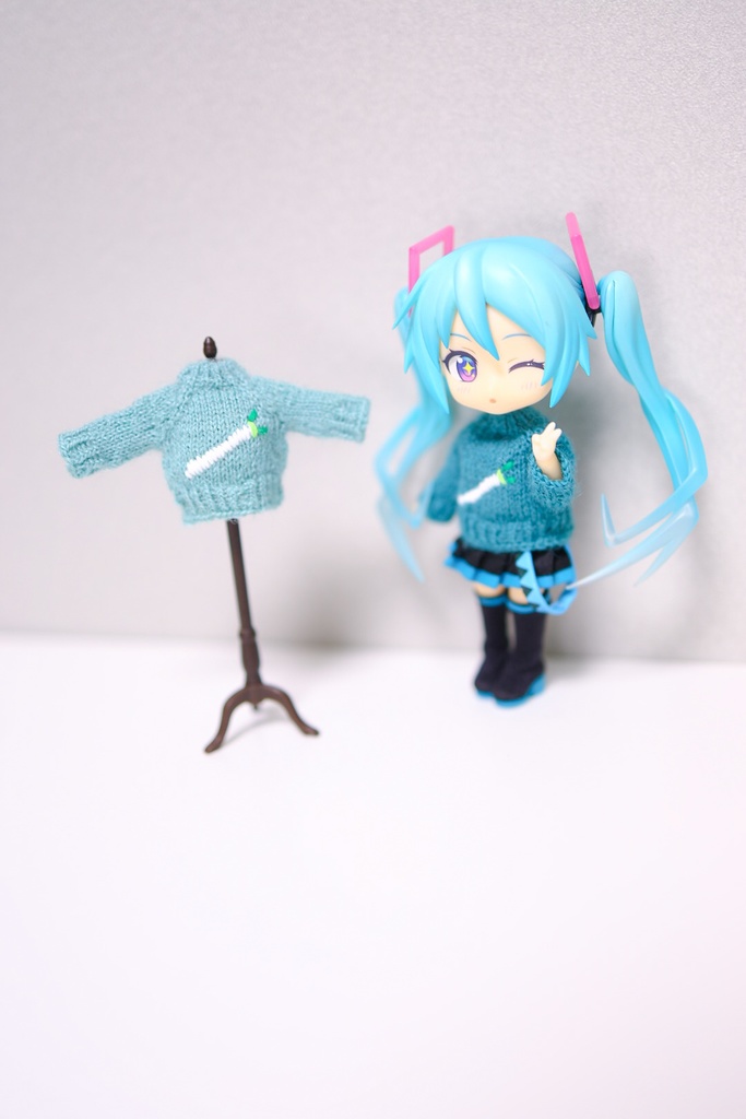 ねぎ刺繍セーター(全4カラー)